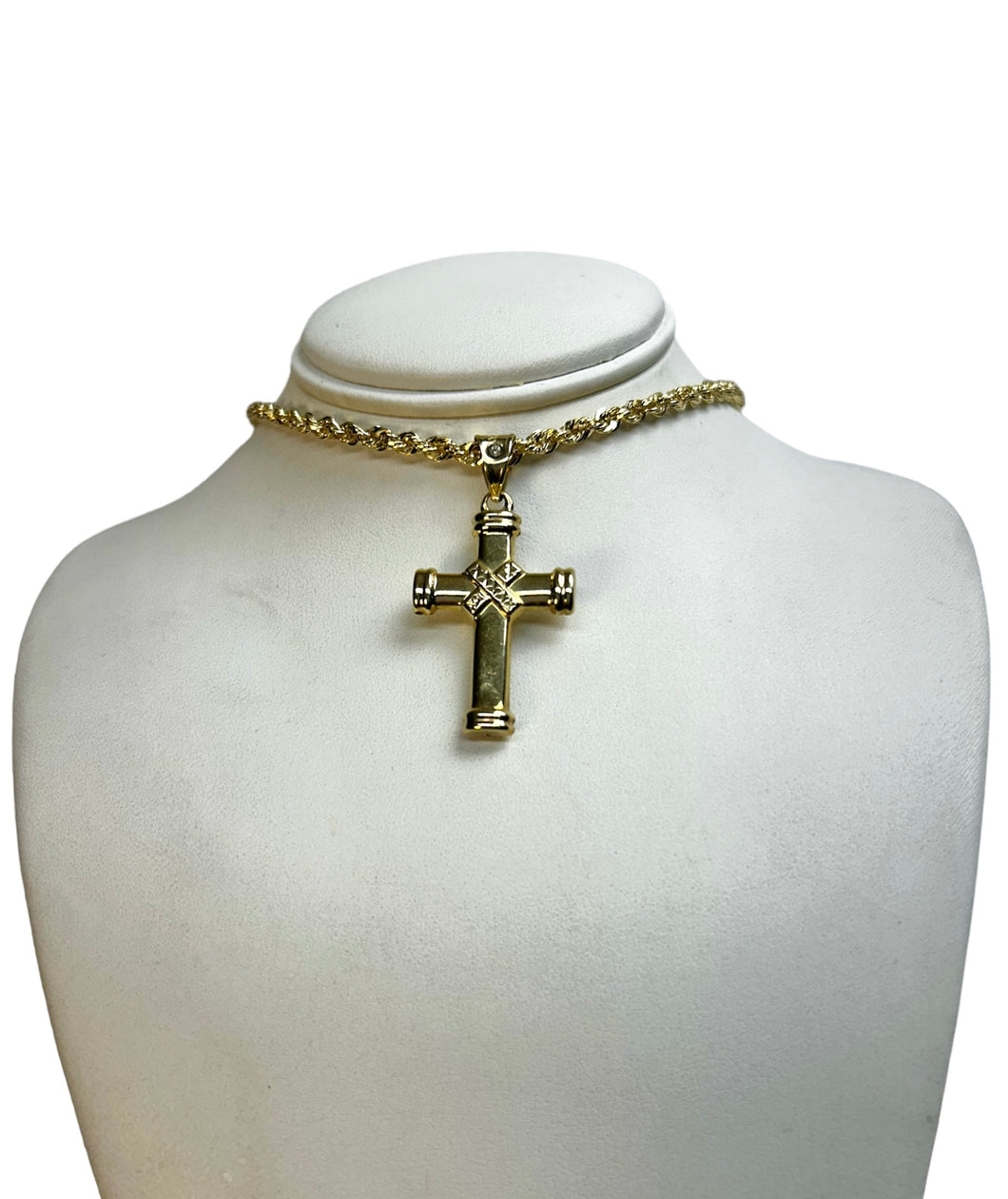 Yellow Gold Cross Pendant