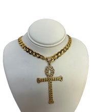 Load image into Gallery viewer, Cuban Link Diamond Cross
