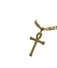 Load image into Gallery viewer, Cuban Link Diamond Cross
