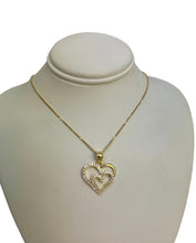 Load image into Gallery viewer, Double Heart Necklace
