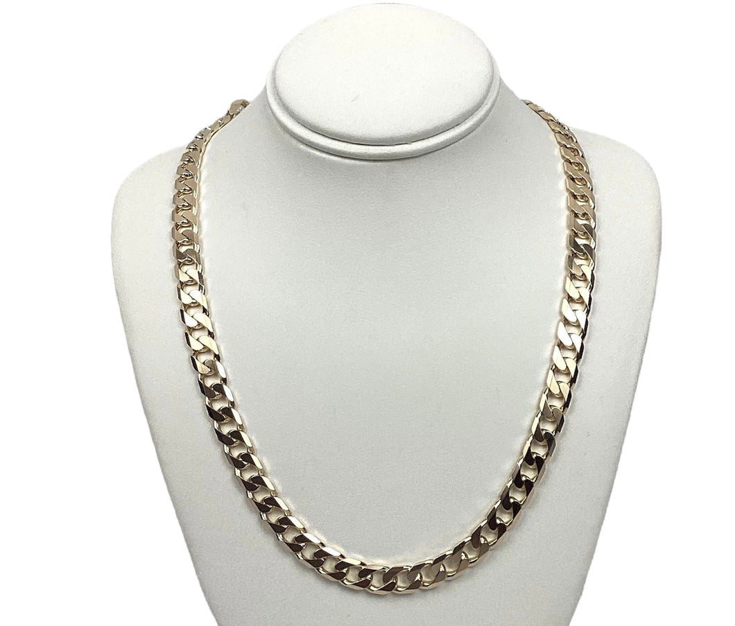 10K Yellow Gold Curb Link Chain