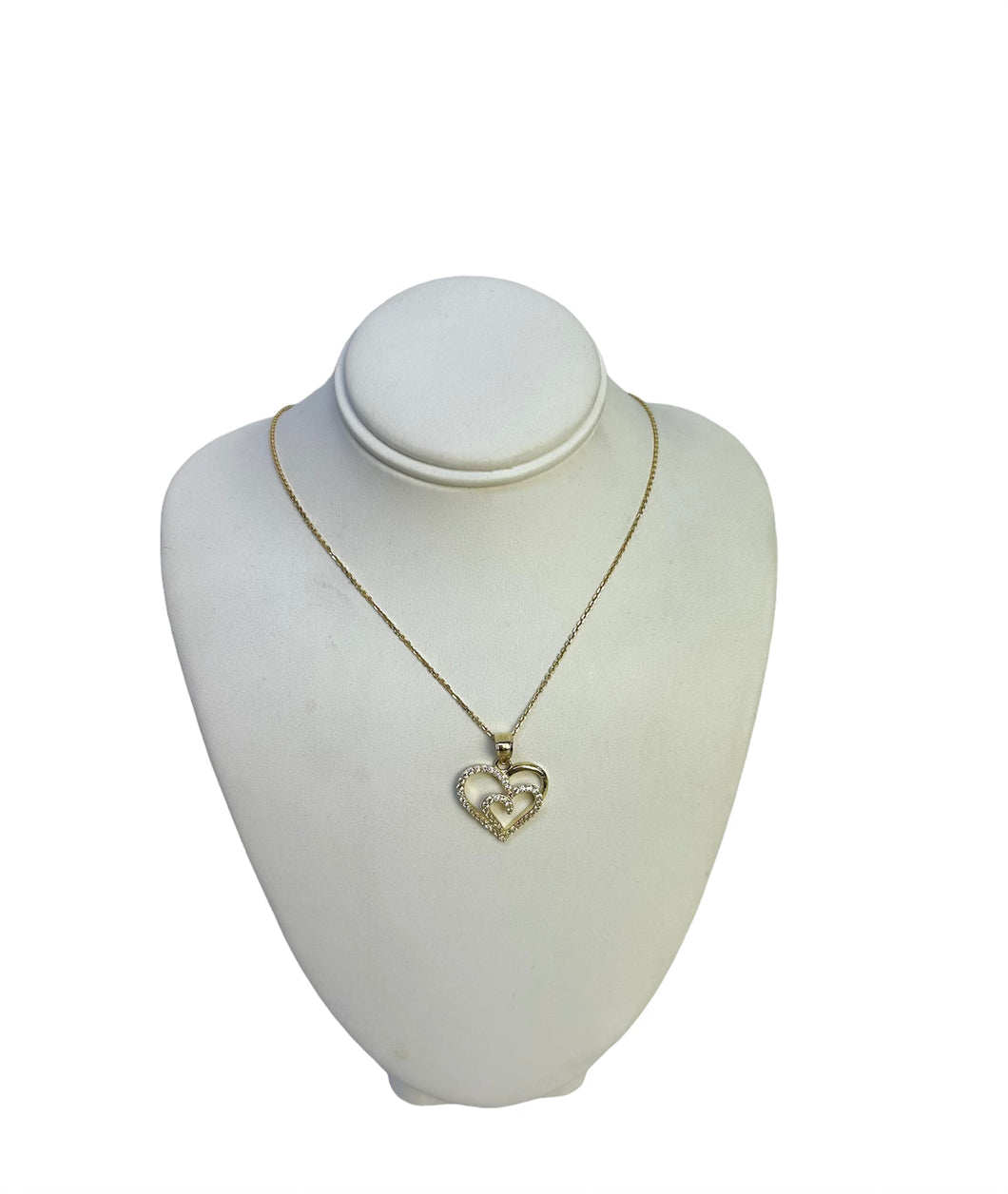 Double Heart Necklace